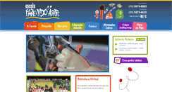 Desktop Screenshot of escolafazendoarte.com.br